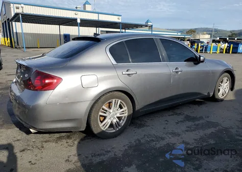 2013 Infiniti G37 Base z USA, uszkodzony, nr VIN JN1CV6AP0DM723183